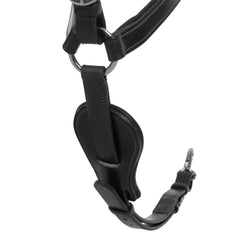 Acavallo® 5-point kožni pršnjak tamno crni